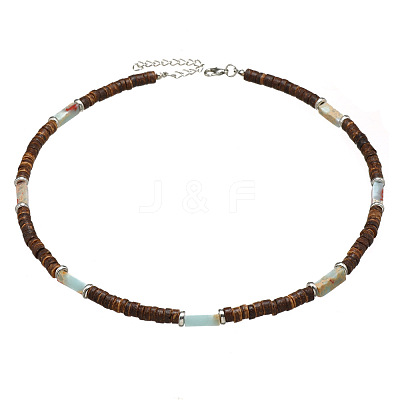 Surfer Style Coconut Shell Necklace for Hipster Couples Jewelry. LY8215-4-1