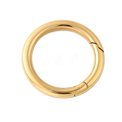 304 Stainless Steel Spring Gate Rings STAS-V012-03G-1