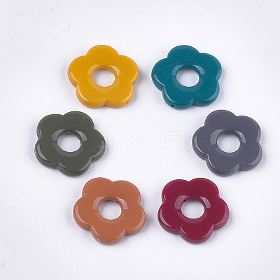 Opaque Acrylic Pendants X-OACR-T011-55-1