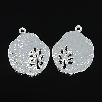 Tibetan Style Alloy Pendants X-TIBEP-A14120-S-LF-1
