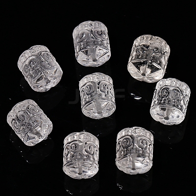 Natural Quartz Crystal Carved Beads PW-WG41041-01-1