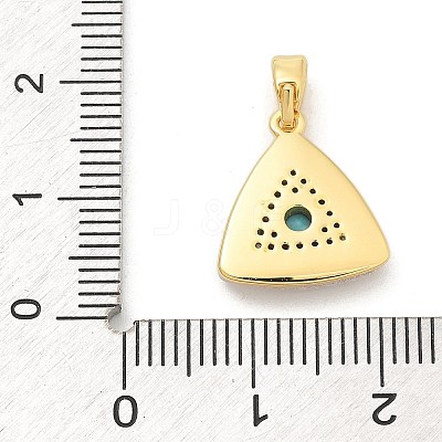Brass Micro Pave Cubic Zirconia Pendents KK-M303-02G-12-1