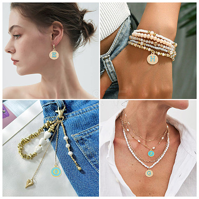 2Bags 2 Styles Alloy Enamel Pendants ENAM-TA0003-53B-1