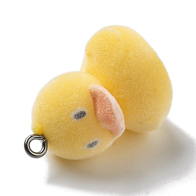 Resin Pendants RESI-Q007-01G-1