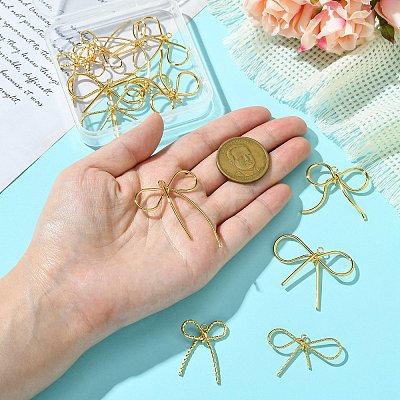 14Pcs 7 Styles Brass Pendants KK-CJ0002-45-1