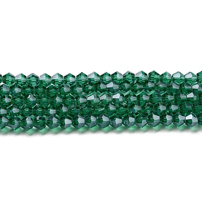 Transparent Electroplate Glass Beads Strands EGLA-A039-T4mm-A10-1
