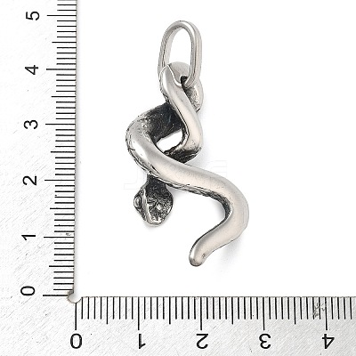 304 Stainless Steel Pendants STAS-V008-03AS-1