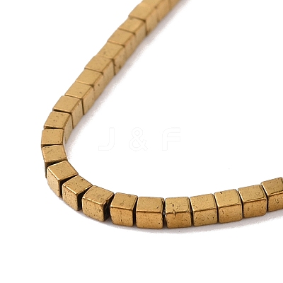 Electroplated Non-magnetic Synthetic Hematite Beads Strands G-G862-03I-1