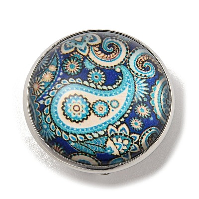 Round Glass Brooches FIND-Q096-01A-1