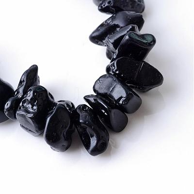 Natural Tektite Bead Strands G-R356-03-1