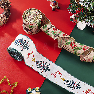10 Yards 2 Colors Christmas Theme Jute Cord OCOR-TA0002-09B-1