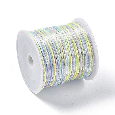 Segment Dyed Nylon Rattail Satin Cords NWIR-A008-01F-1