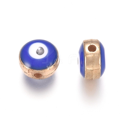 Acrylic Enamel Beads ACRC-WH0001-01C-1