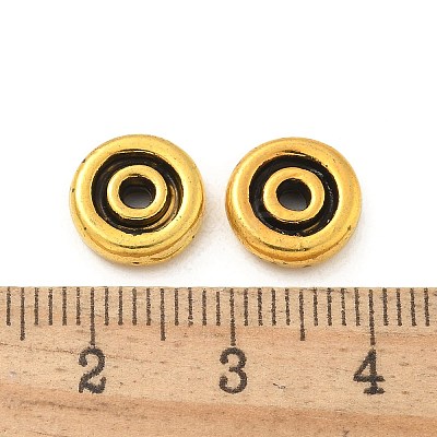 Tibetan Style Alloy Beads TIBE-P003-30C-AG-1