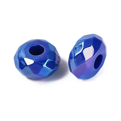Opaque Acrylic European Beads OACR-E033-23D-1