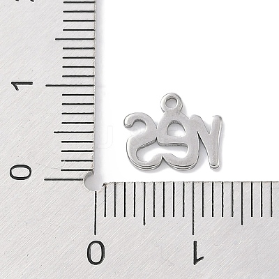 Non-Tarnish 304 Stainless Steel Charms STAS-K286-02A-P-1