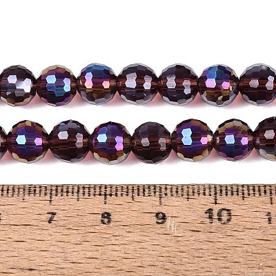 Transparent Glass Beads Strands GLAA-Q107-02A-19-1