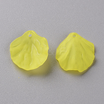 Transparent Frosted Acrylic Pendants MACR-S371-01A-717-1
