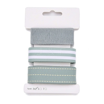 9 Yards 3 Styles Polyester Ribbon SRIB-A014-C04-1