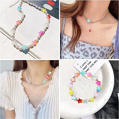 Eco-Friendly Transparent Acrylic Beads MACR-CJ0001-02-1