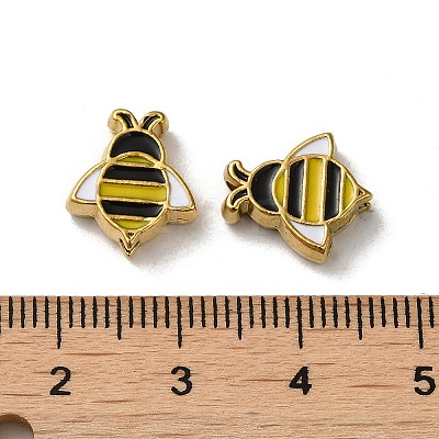 304 Stainless Steel Enamel Beads STAS-I203-01B-G-1