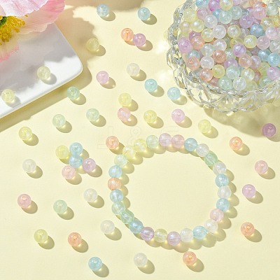 Transparent Acrylic Beads OACR-CJC0014-01-1