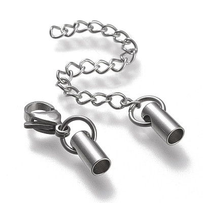 Tarnish Resistant 304 Stainless Steel Curb Chain Extender STAS-K195-29P-02-1