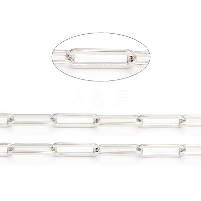Brass Paperclip Chains CHC-L044-01C-P-1