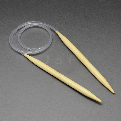 Rubber Wire Bamboo Circular Knitting Needles TOOL-R056-5.0mm-01-1