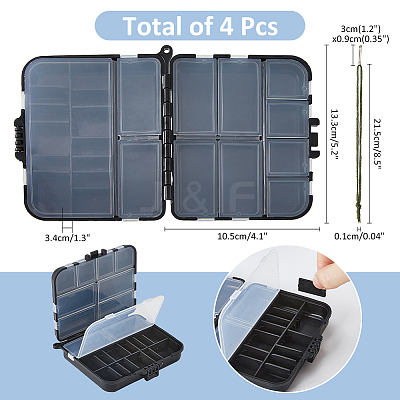Plastic Fishing Hook Storage Box AJEW-WH0542-041-1
