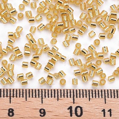 Glass Bugle Beads SEED-S032-08A-22B-1