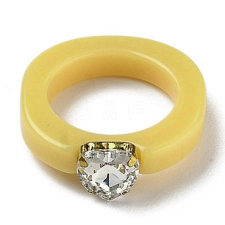 Resin Finger Rings RJEW-Z007-04B-1