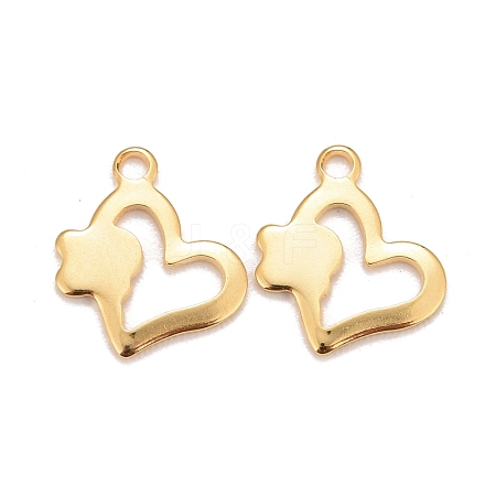 201 Stainless Steel Charms STAS-K217-65G-1