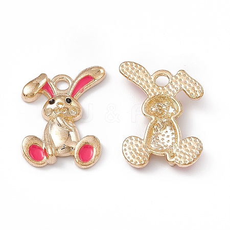 Alloy Enamel Pendants ENAM-C006-05KCG-03-1