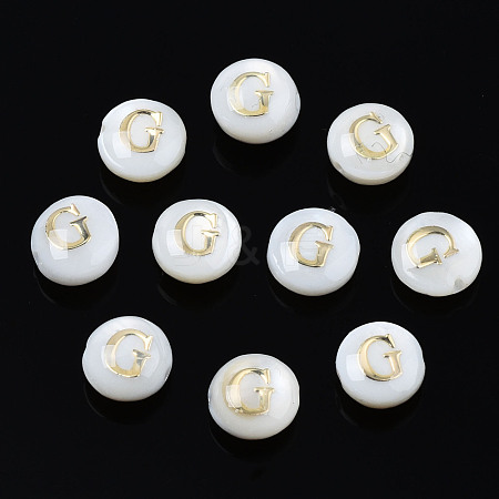 Natural Freshwater Shell Beads SHEL-S278-036G-1