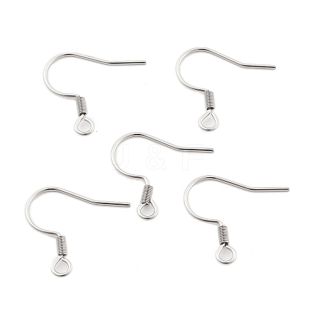 304 Stainless Steel Earring Hooks STAS-P221-04P-1