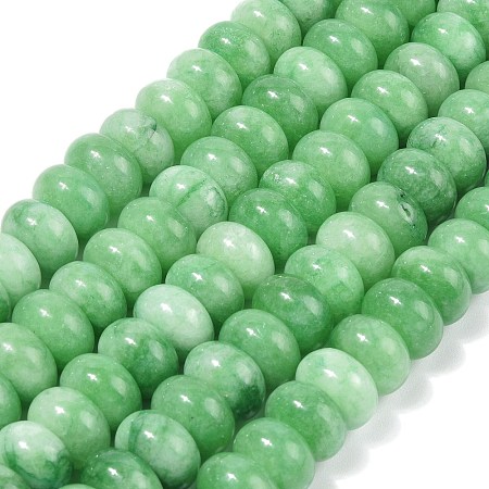 Dyed Natural White Jade Beads Strands G-G107-A18-01-1