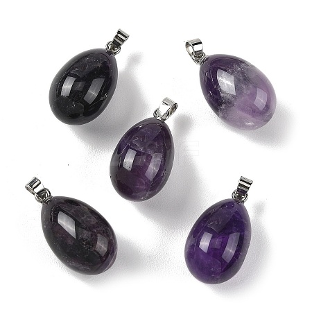 Natural Amethyst Pendants GG-K002-08A-18-1