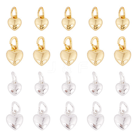 20Pcs 4 Styles Alloy Pendants FIND-TA0006-77-1