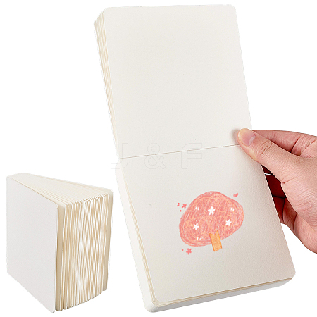 Square Watercolor Sketchbook AJEW-WH20195-49C-1