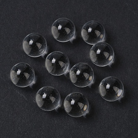 Transparent Glass Beads GLAA-U007-01C-1