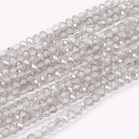 Transparent Glass Beads Strands GLAA-F076-B04-1