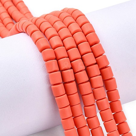 Handmade Polymer Clay Bead Strands X-CLAY-ZX006-01-37-1