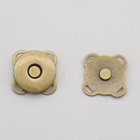 Alloy Magnetic Buttons Snap Magnet Fastener PURS-PW0005-066B-AB-1