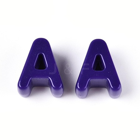 Opaque Acrylic European Beads OACR-M027-01A-03-1