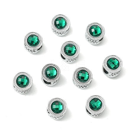 Alloy Acrylic European Beads FIND-YWC0011-04E-1