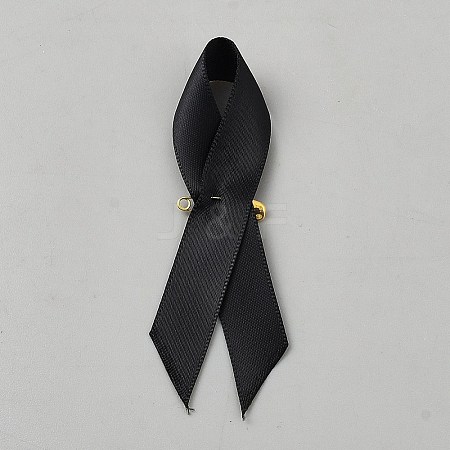 Awareness Ribbon Nylon Lapel Pin Backs for Backpack Clothes JEWB-WH0021-175B-1
