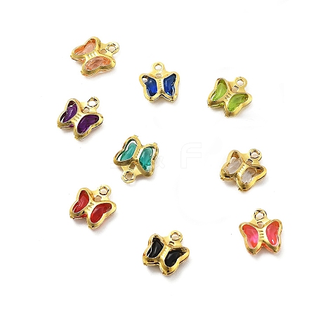 Glass Charms KK-R216-19G-1