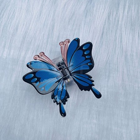 Butterfly Plastic Claw Hair Clips PW-WGC2CB3-03-1