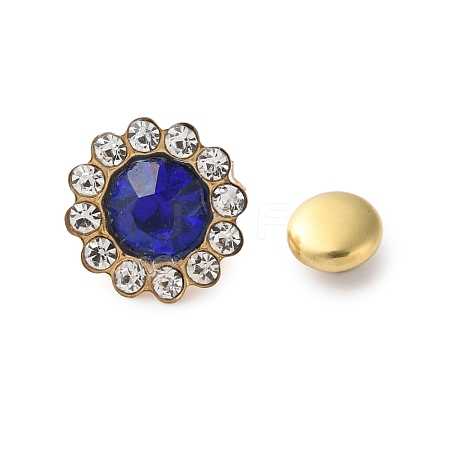 Alloy Rhinestones Rivets FIND-XCP0003-28G-1